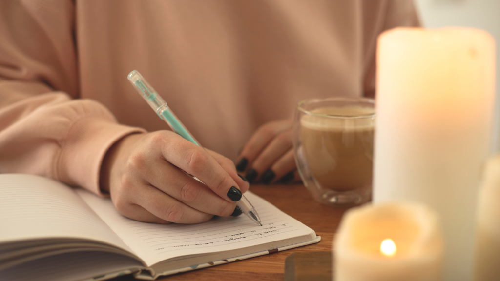 Woman writing to heal emotional reactivity